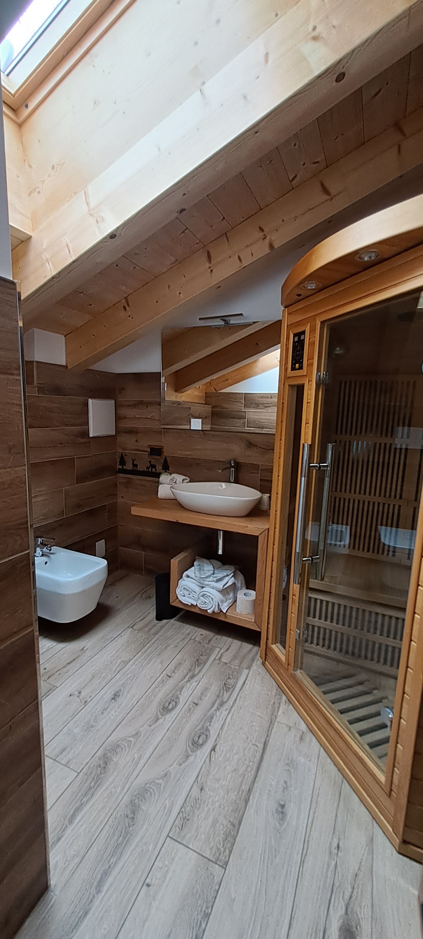 Innere Holztreppe