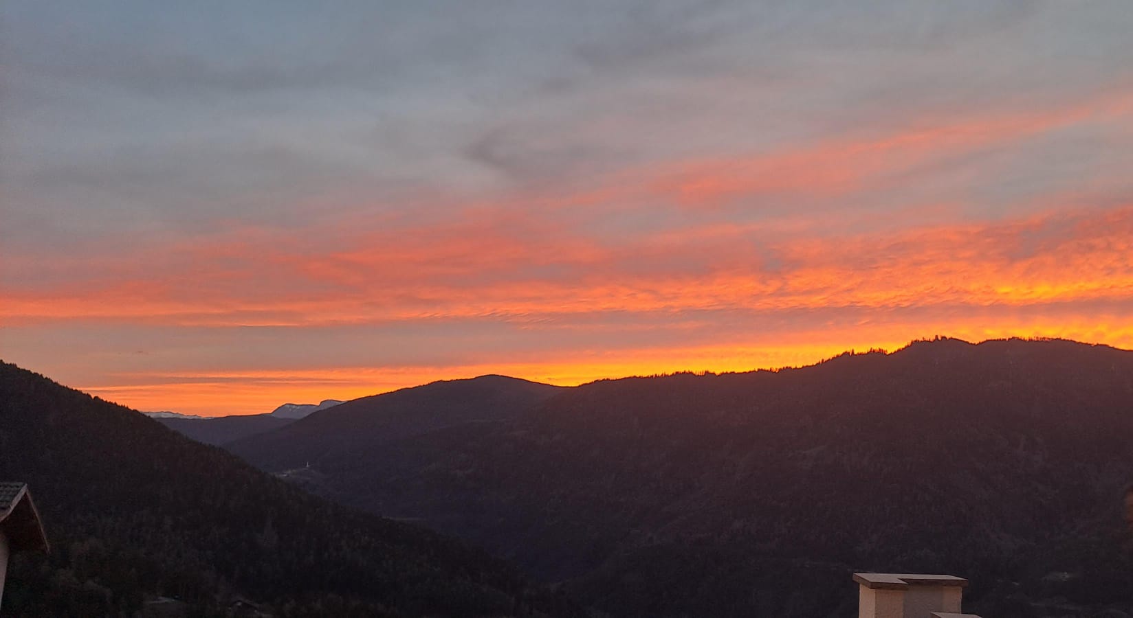 Tramonto sulla valle